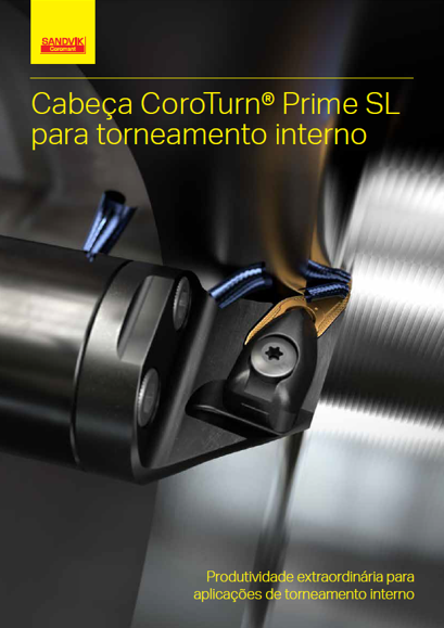 Cabeça CoroTurn Prime SL para torneamento interno